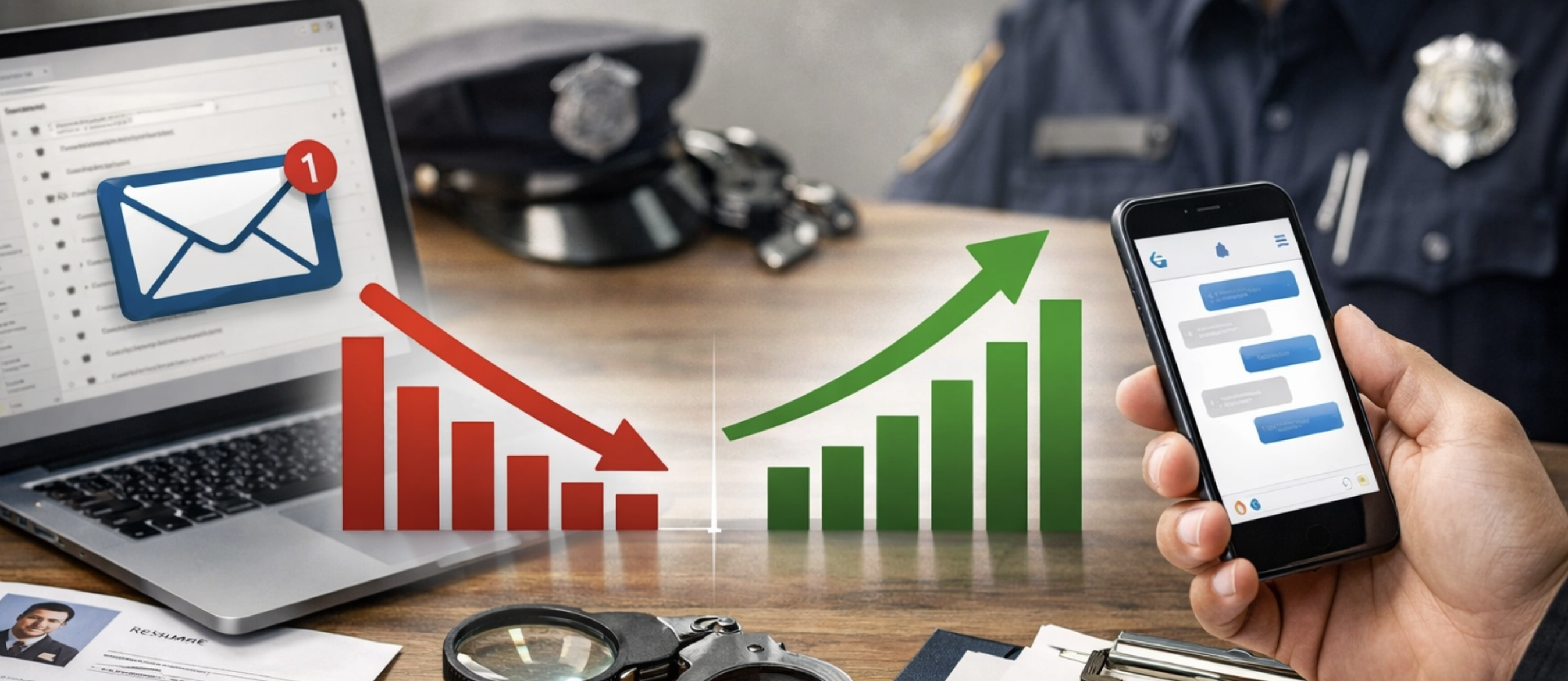 Is Email Killing Your Recruitment? How SMS Beats the Police Recruiting Crisis